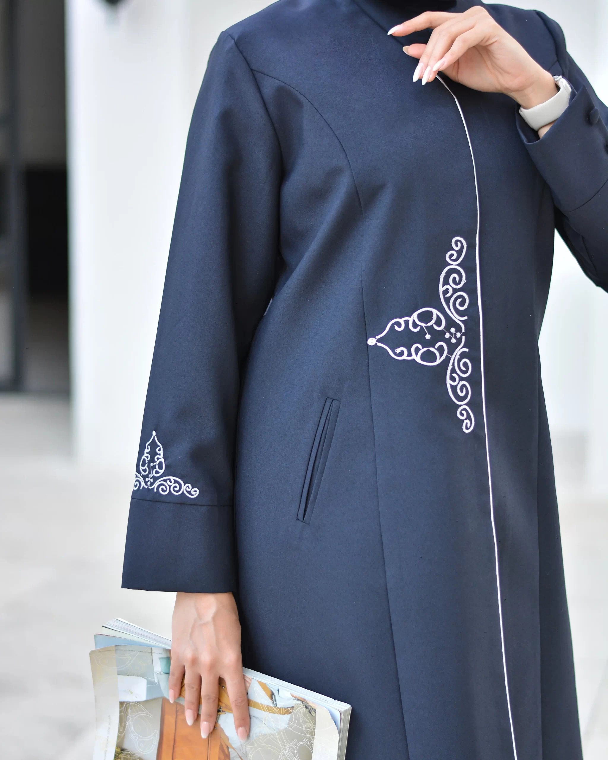مانتو و شلوار اداری گلدوزی سلما - Image 5