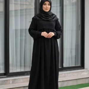 مانتو عبایی جیب دار زنانه مدل نفیسه